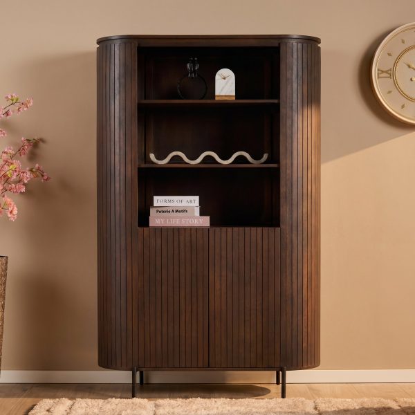 Starfurn Wandkast Solana Bruin Mangohout 115 cm