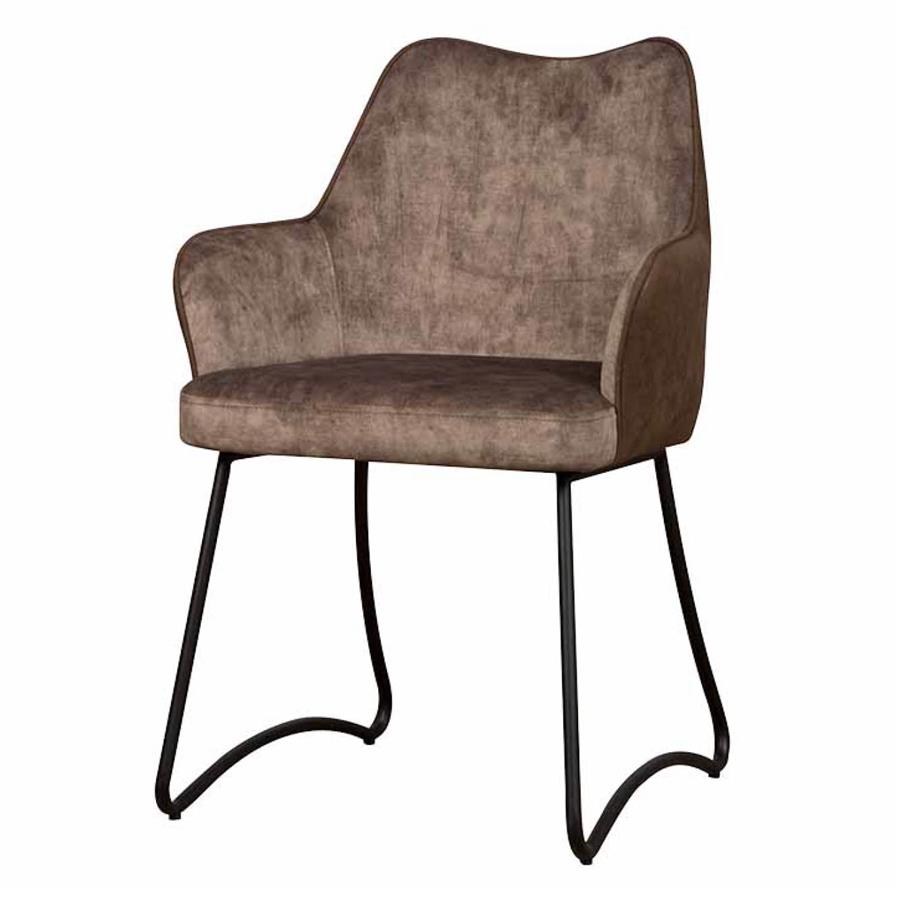 Tower Living Garda Armstoel - Brown/Brown