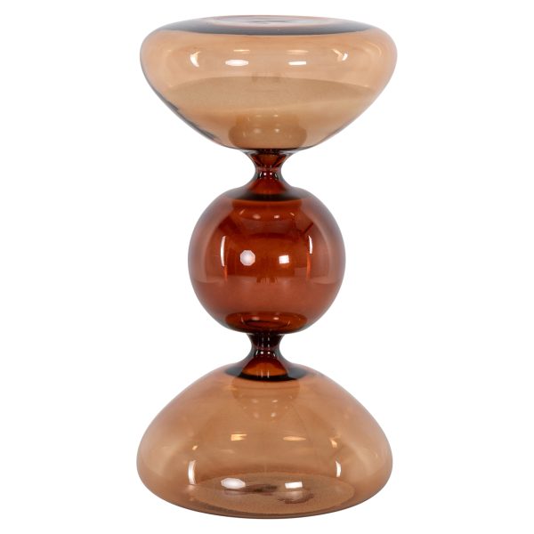 Richmond Interiors Decoratief object Elba brown hourglass small