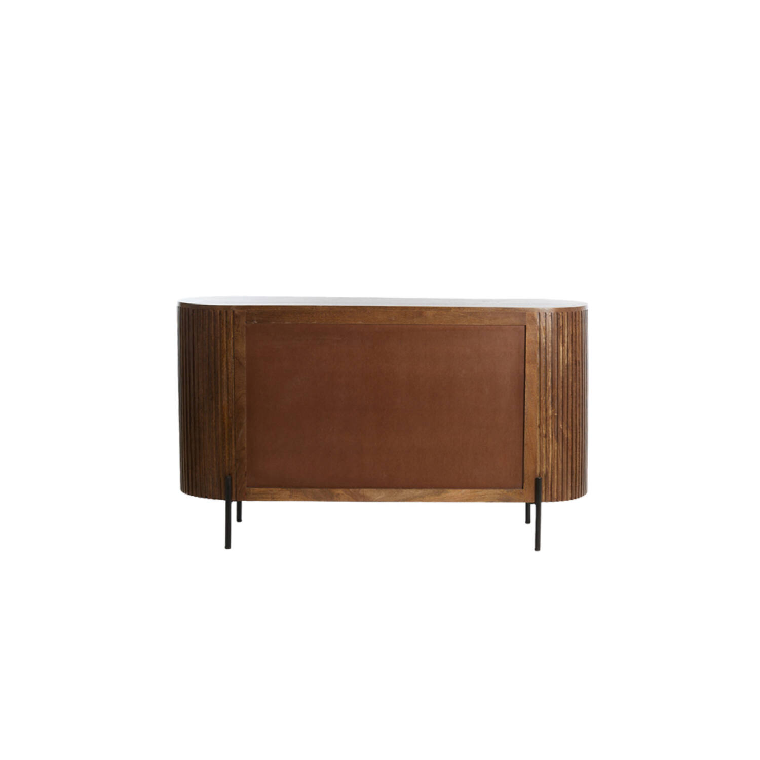 achterkant Light & Living Kast 140x40x78 cm DUMOSI hout donker bruin