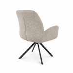 Nijwie MySons Charles armstoel - draaipoot 360 - Milan - Nature 120 - Unique Collection