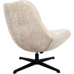 achterkant Nijwie MySons Chuck draaifauteuil 360 + rock system - Cremona - Natural 02 - Unique Collection