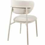 achterkant Nijwie MySons Didi eetkamerstoel - Beige frame - Gear - Shell 196 - Unique Collection