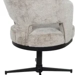 achterkant Nijwie MySons Friso armstoel - draaipoot 360 - Solo - Liver 170 - Unique Collection