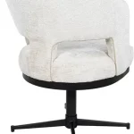 achterkant Nijwie MySons Friso armstoel - draaipoot 360 - Solo - Natural 111 - Unique Collection