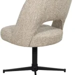 achterkant Nijwie MySons Maxima eetkamerstoel - draaipoot 360 - Field - Hazel 170 - Unique Collection