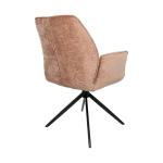 Nijwie MySons Riva eetkamerstoel - draaipoot 360ARS - Vibe - Salmon 52 - Unique Collection