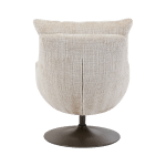 achterkant Tower Living Force coffeechair 360° + footstool - Cremona 14 beige