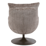 achterkant Tower Living Force coffeechair 360° + footstool - Cremona 24 clay