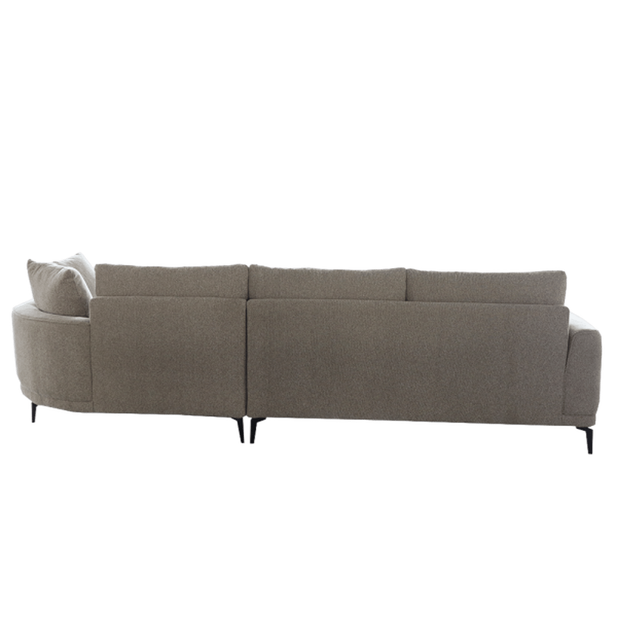 achterkant Tower Living Prescot 2 5-AL + Chaise R - Sahara 400 espresso