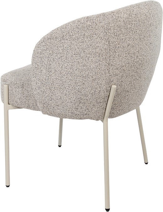 Nijwie MySons Adele - eetkamerstoel - beige poten - Puente - Stone 09 - Star Collection