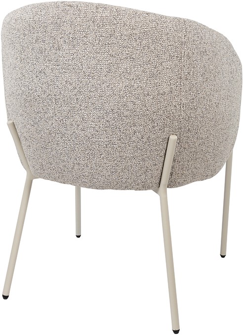 Nijwie MySons Adele - eetkamerstoel - beige poten - Puente - Stone 09 - Star Collection