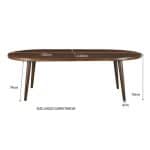 afmetingen Livingfurn Beaunan 240cm