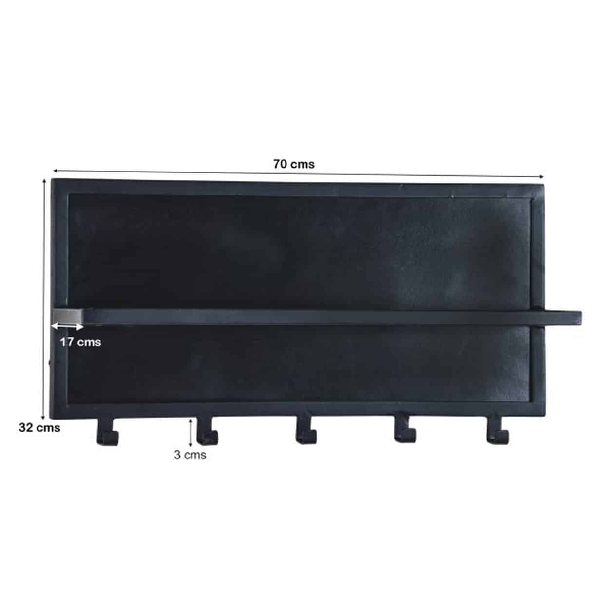 Livingfurn kapstok Brix Caro zwart