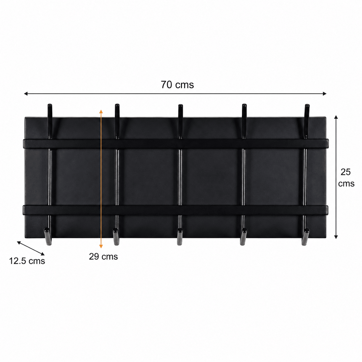 afmetingen Livingfurn Brix Gabi Black