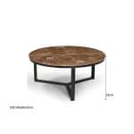 afmetingen Livingfurn Brix Senna Emperador 60cm