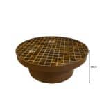 afmetingen Livingfurn Brix Tylo Brown 80cm