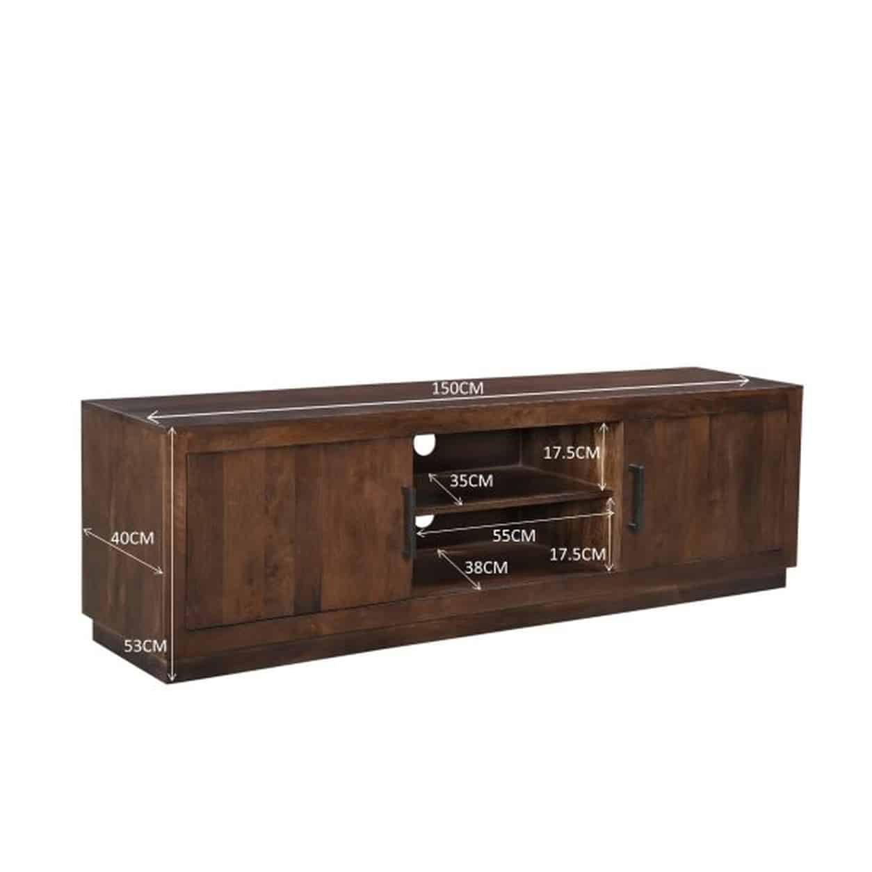 Livingfurn Jaxx Brown 150cm