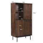 afmetingen Livingfurn Ravenstein Brown 90cm.jp