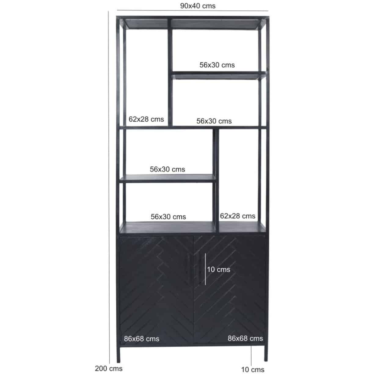 afmetingen Livingfurn York 90cm