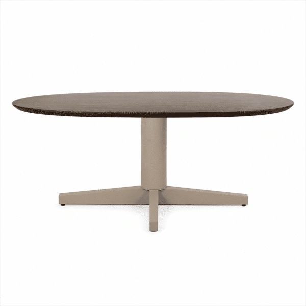 Nijwie MySons Salontafel 130, organisch, poot Beige, Mango Brown Walnut - Taurus Table Collection