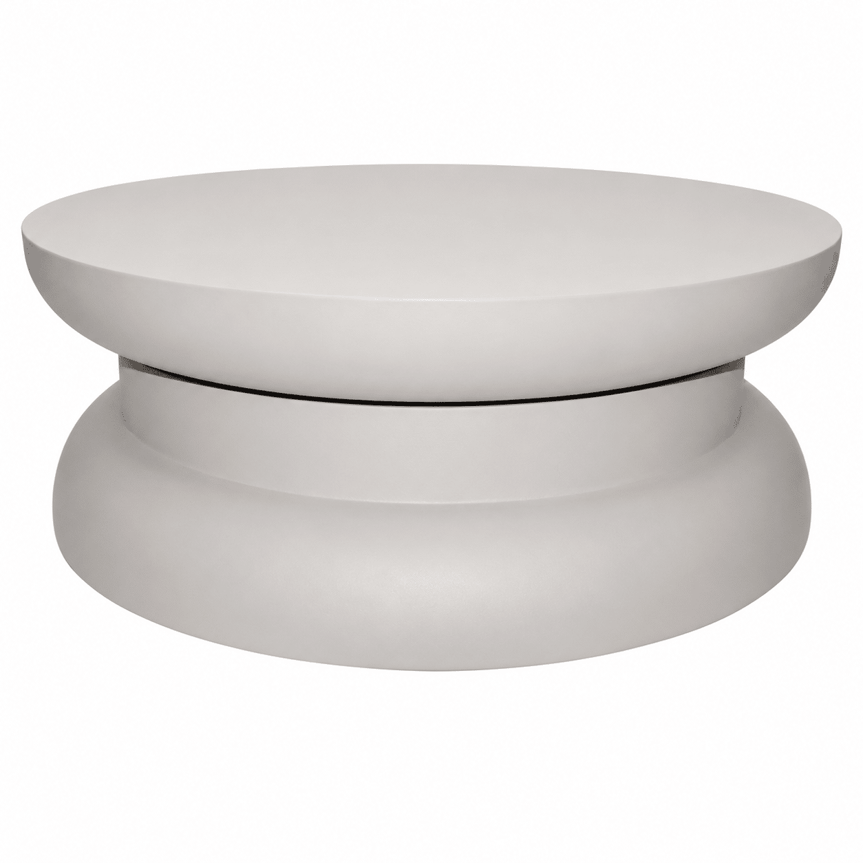 Nijwie MySons Parma salontafel, Ø85, H30, Off-White - Formaggio Collection