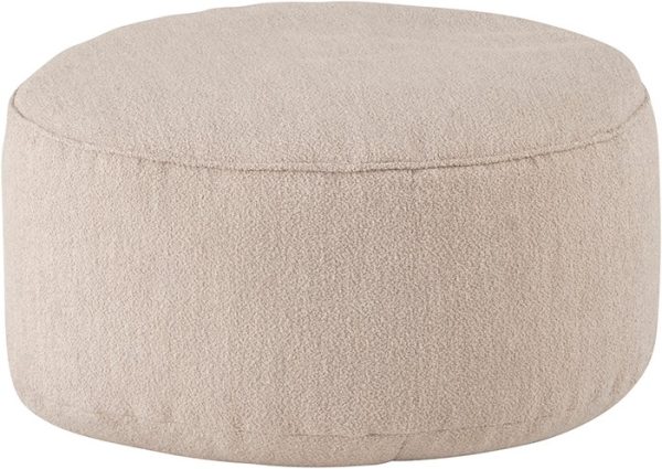 Nijwie MySons Baggy poef - Ø70 - Alpine - Naturel 01 - Unique Collection