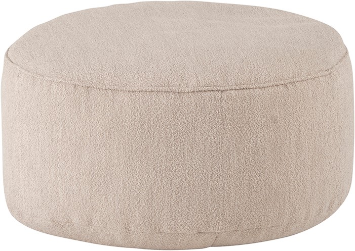 Nijwie MySons Baggy poef - Ø70 - Alpine - Naturel 01 - Unique Collection