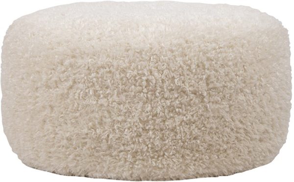 Nijwie MySons Baggy poef - Ø70 - Doodle - Cream 02 - Unique Collection