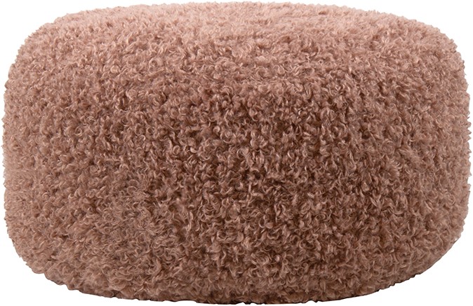 Nijwie MySons Baggy poef - Ø70 - Doodle - Magnolia 160 - Unique Collection