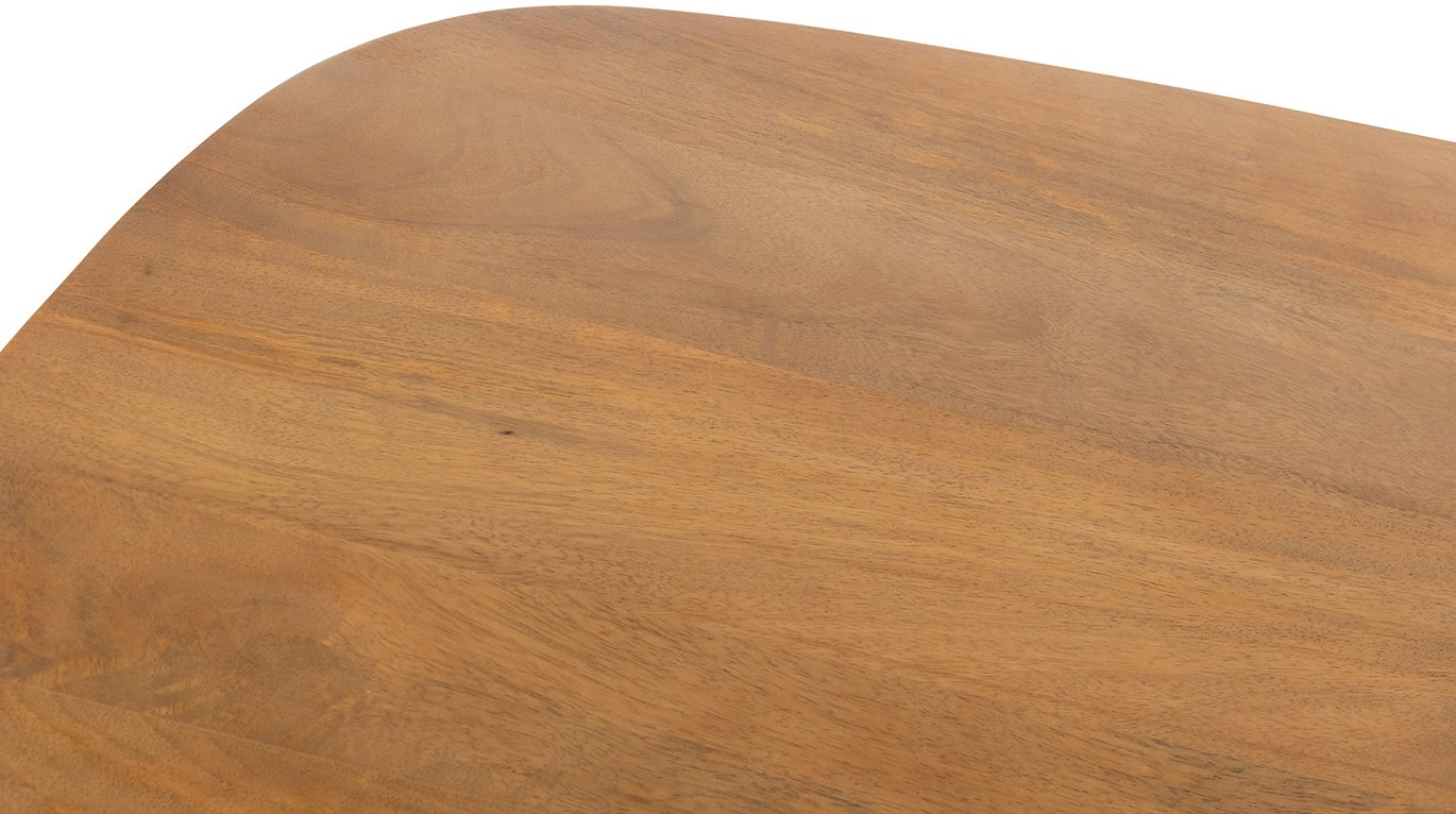 Nijwie MySons Bartafel deens ovaal 160, Mango Smooth Natural - Izakaya Table Collection