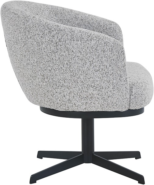 Nijwie MySons Beyoncé armstoel - draaipoot 360 - Puente - Ecru 06 - Star Collection