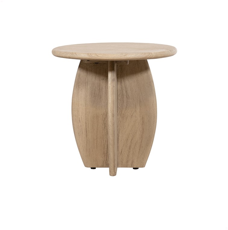 Nijwie MySons Bijzettafel Ø50, H50, Acacia Weathered Wood - Durban Table Collection
