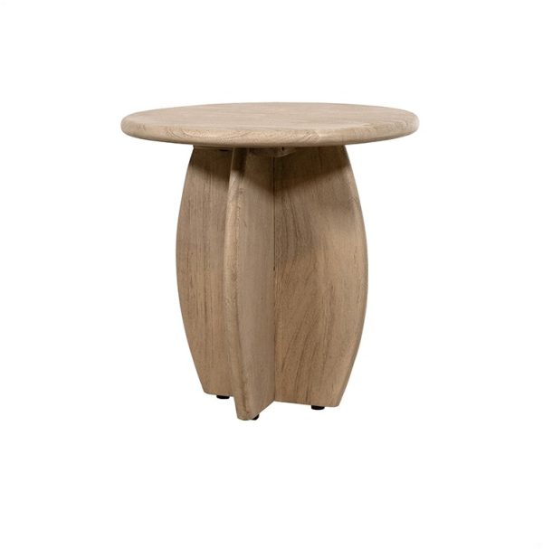 Nijwie MySons Bijzettafel Ø50, H50, Acacia Weathered Wood - Durban Table Collection