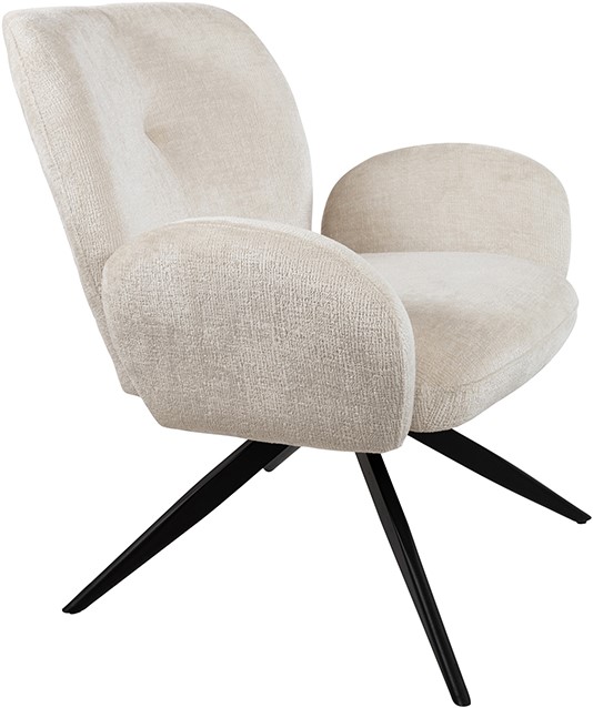 Nijwie MySons Bobby draaifauteuil 360 - Perfect Harmony - Ivory 02 - Unique Collection