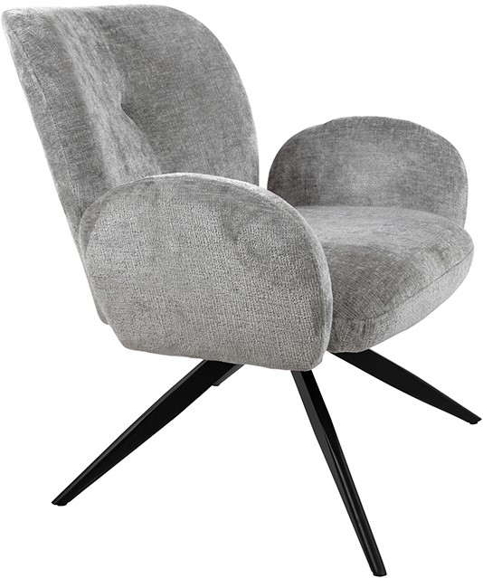 Nijwie MySons Bobby draaifauteuil 360 - Perfect Harmony - Light grey 85 - Unique Collection