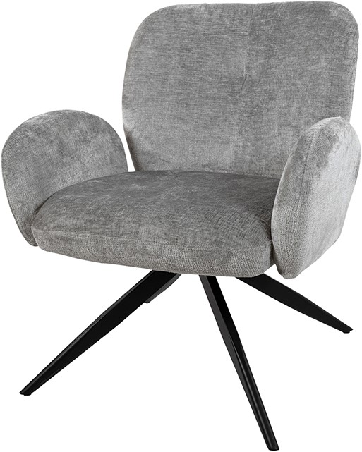Nijwie MySons Bobby draaifauteuil 360 - Perfect Harmony - Light grey 85 - Unique Collection