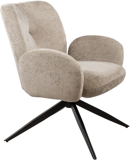 Nijwie MySons Bobby draaifauteuil 360 - Perfect Harmony - Liver 04 - Unique Collection