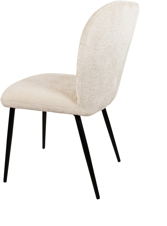 Nijwie MySons Bobby eetkamerstoel - zonder arm - Perfect Harmony - Ivory 02 - Unique Collection