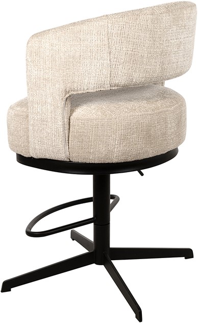 Nijwie MySons Bruce barstoel - draaipoot 360 - Cremona - Natural 02 - Star Collection