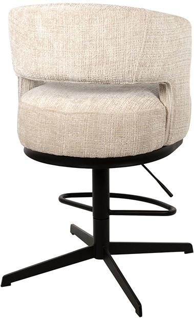 Nijwie MySons Bruce barstoel - draaipoot 360 - Cremona - Natural 02 - Star Collection