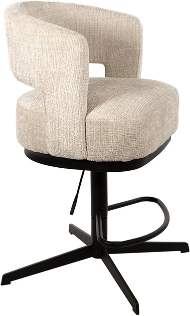 Nijwie MySons Bruce barstoel - draaipoot 360 - Cremona - Natural 02 - Star Collection