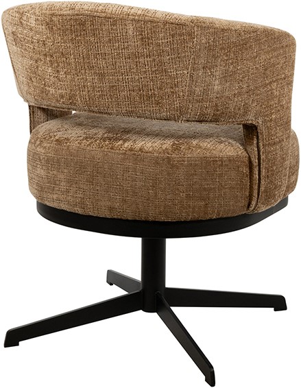 Nijwie MySons Bruce eetkamerstoel - draaipoot 360 - Cremona - Cinnamon 18 - Star Collection