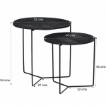 Livingfurn Mason Black/Black Set of 2