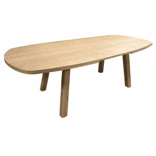 Nijwie Dutch Industries Turku eetkamertafel uitschuifbaar 160/220, deens ovaal, Natural Oak - Oak Collection