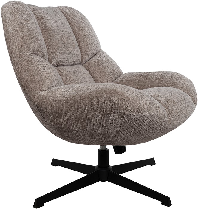 Nijwie MySons Chuck draaifauteuil 360 + rock system - Cremona - Fur 24 - Unique Collection