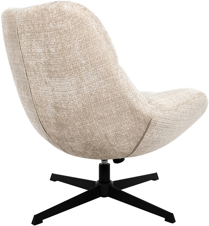 Nijwie MySons Chuck draaifauteuil 360 + rock system - Cremona - Natural 02 - Unique Collection
