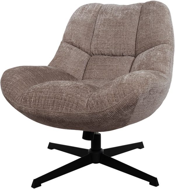 Nijwie MySons Chuck draaifauteuil 360 + rock system - Cremona - Fur 24 - Unique Collection