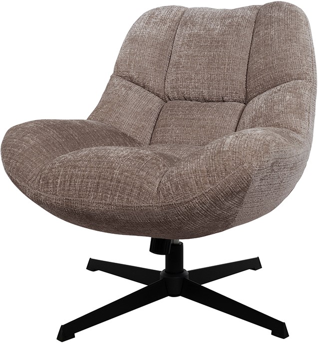 Nijwie MySons Chuck draaifauteuil 360 + rock system - Cremona - Fur 24 - Unique Collection