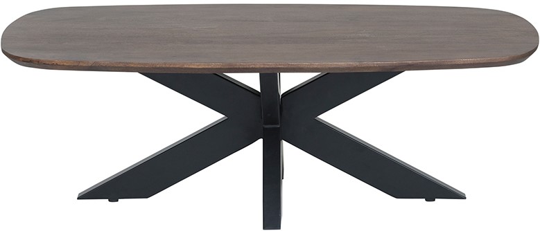 Nijwie MySons Salontafel deens ovaal 120, Mango Brown Walnut - Akagi Table Collection